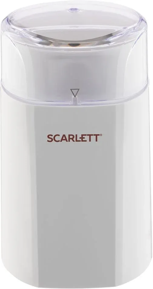 Кофемолка Scarlett SC-CG44506 150Вт сист.помол.:ротац.нож вместим.:60гр белый - фото 3