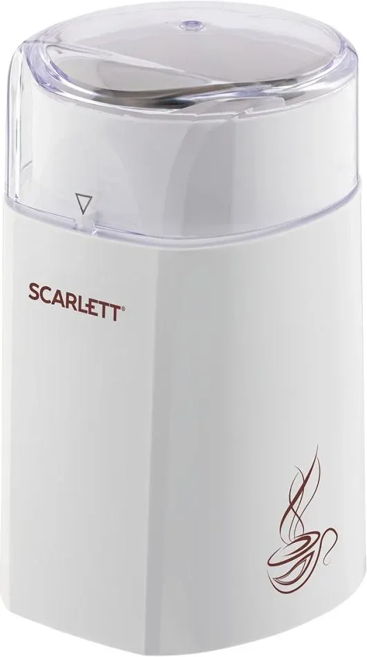 Кофемолка Scarlett SC-CG44506 150Вт сист.помол.:ротац.нож вместим.:60гр белый - фото 5