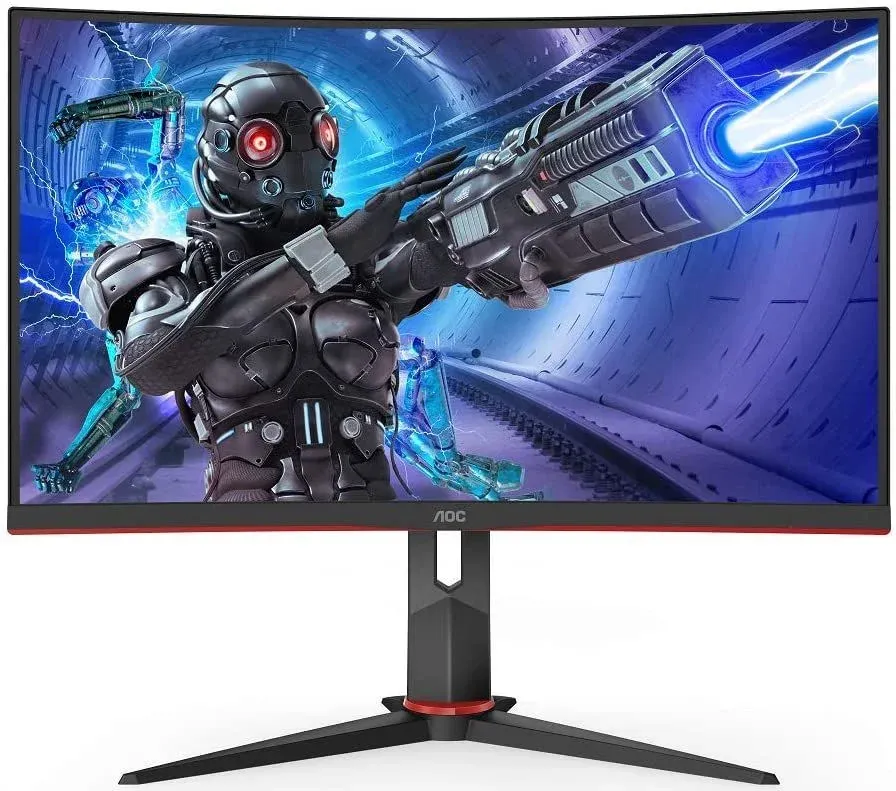 Монитор AOC 27 Gaming C27G2ZU черный/красный VA LED 0.5ms 16:9 HDMI M/M матовая HAS Piv 300cd 178гр/178гр 1920x1080 240Hz FreeSync Premium DP FHD USB 5.5кг - фото 1