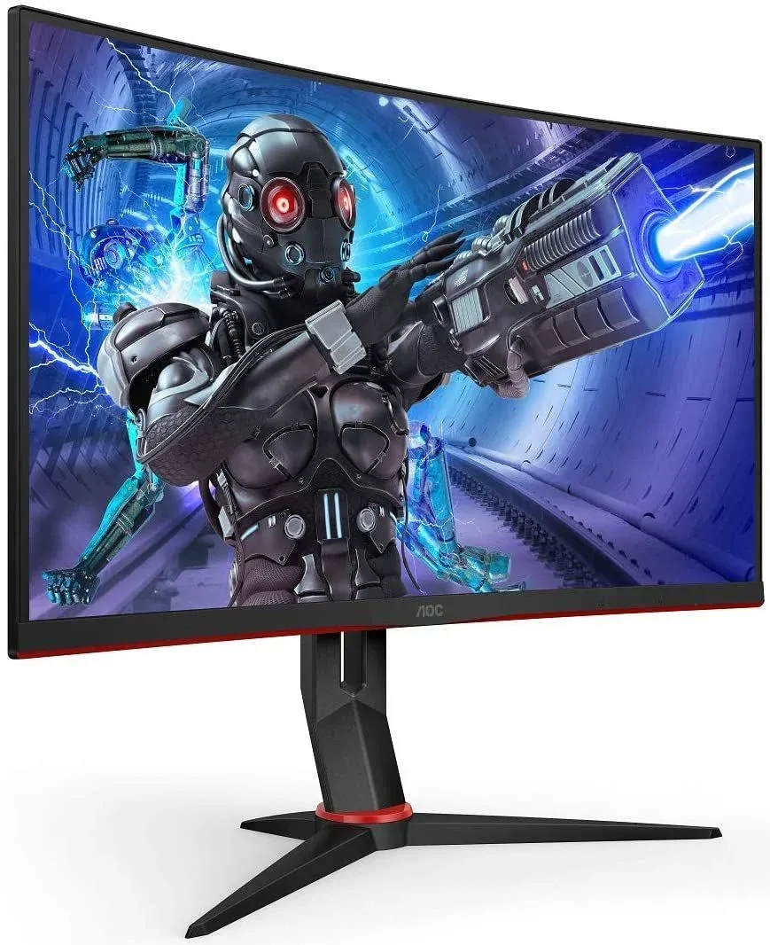 Монитор AOC 27 Gaming C27G2ZU черный/красный VA LED 0.5ms 16:9 HDMI M/M матовая HAS Piv 300cd 178гр/178гр 1920x1080 240Hz FreeSync Premium DP FHD USB 5.5кг - фото 2