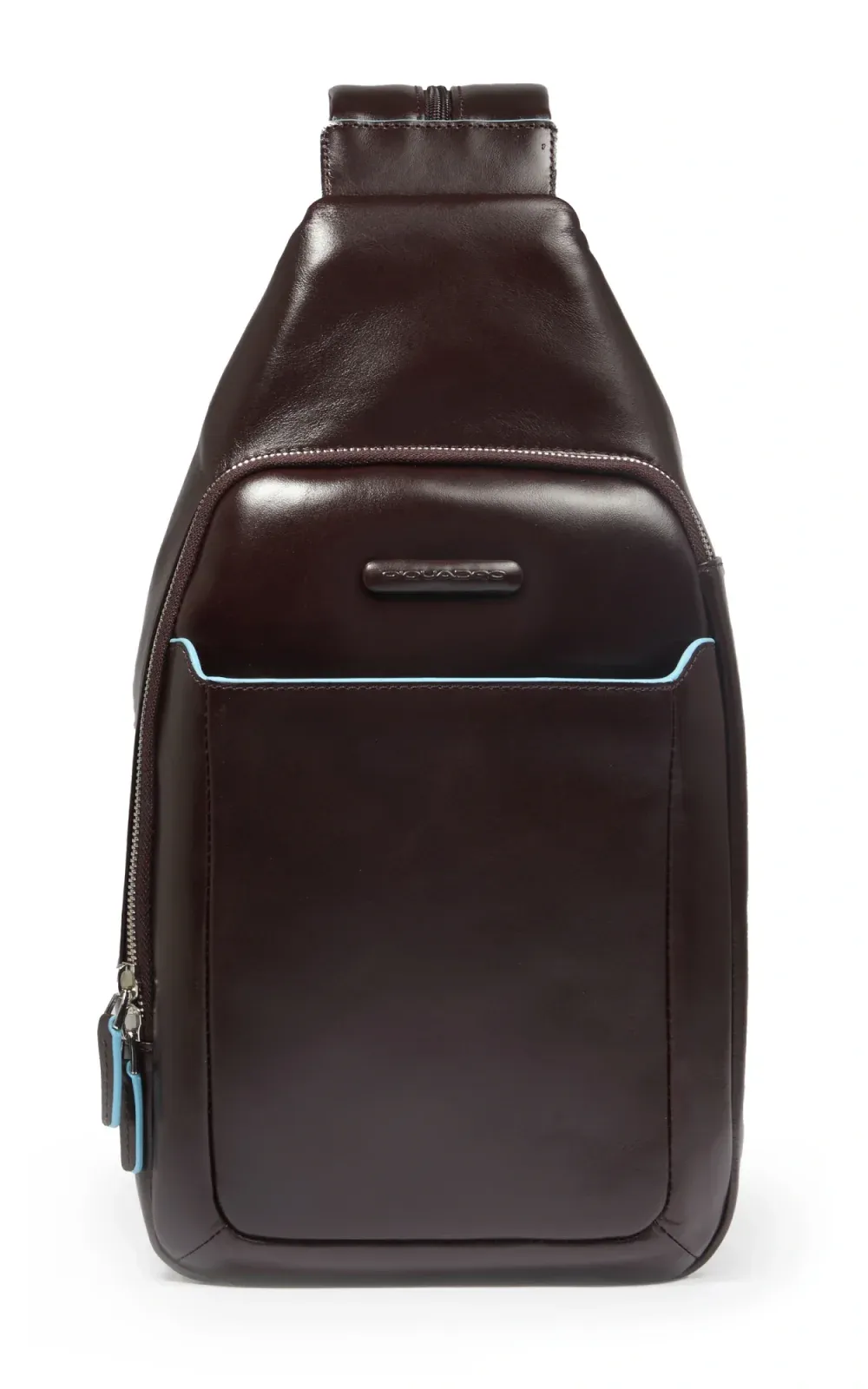 Рюкзак слинг мужской Piquadro Blue Square CA4827B2/MO коричневый натур.кожа - фото 1