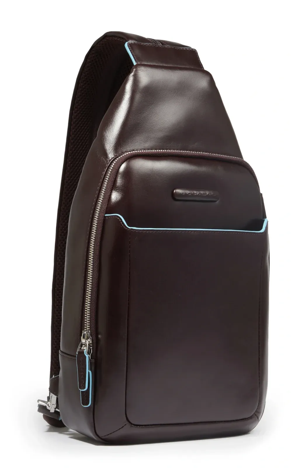 Рюкзак слинг мужской Piquadro Blue Square CA4827B2/MO коричневый натур.кожа - фото 2