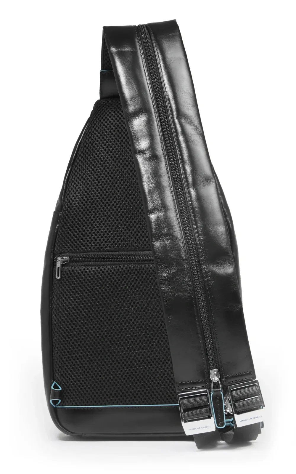 Рюкзак слинг мужской Piquadro Blue Square CA4827B2/N черный натур.кожа - фото 4