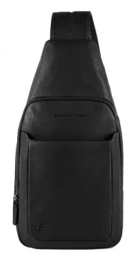 Рюкзак слинг Piquadro Black Square CA4827B3/N черный натур.кожа - фото 8