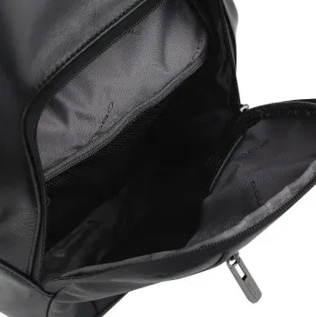 Рюкзак слинг Piquadro Urban CA4536UB00/N черный натур.кожа - фото 5