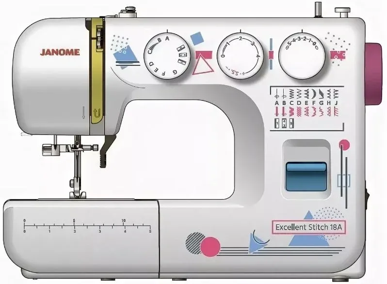 Швейные машины JANOME EXCELLENT STITCH 18A