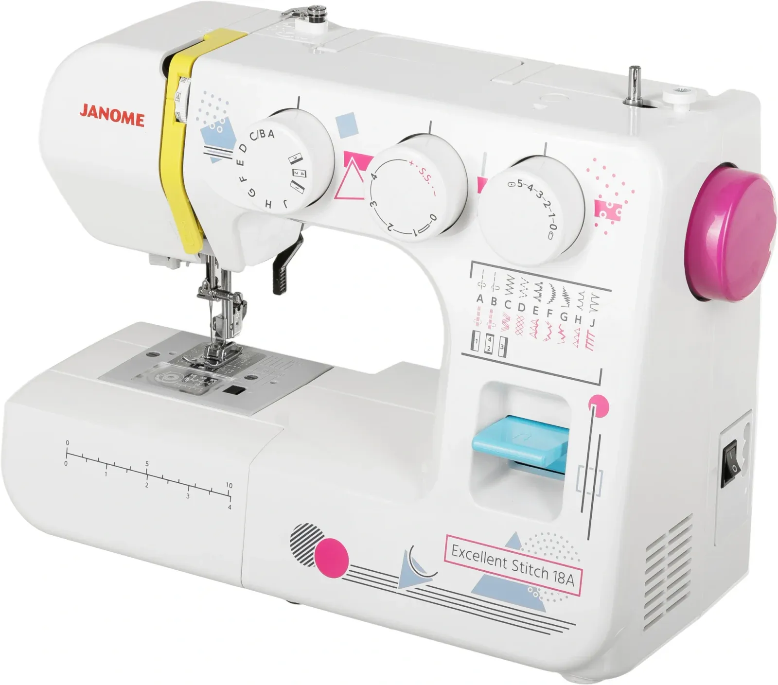 Швейная машина Janome Excellent Stitch 18A белый - фото 2