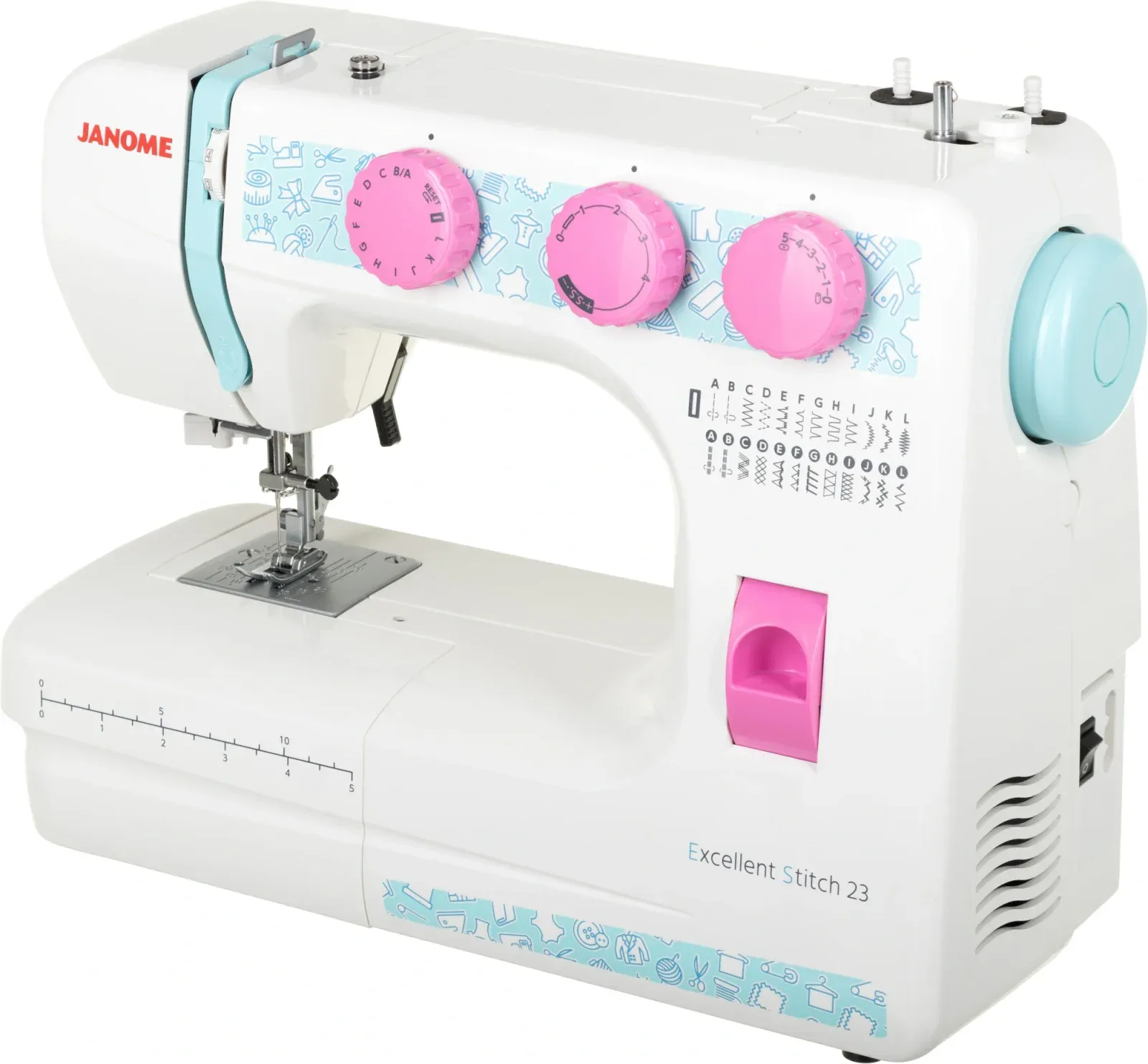 Швейная машина Janome Excellent Stitch 23 белый - фото 2