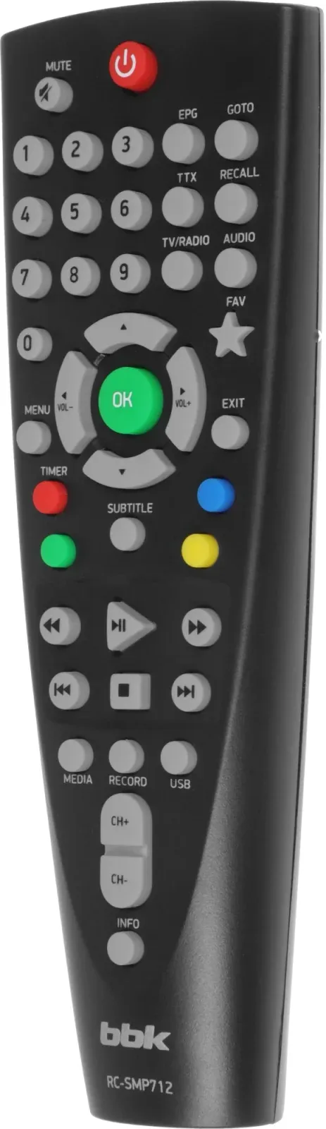 Ресивер DVB-T2 BBK SMP025HDT2 черный - фото 5