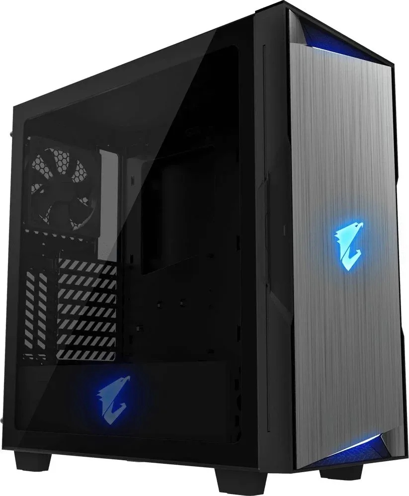Корпус Gigabyte AORUS C300 GB-AC300G черный без БП ATX 4x120mm 4x140mm 2xUSB3.0 audio bott PSU - фото 2