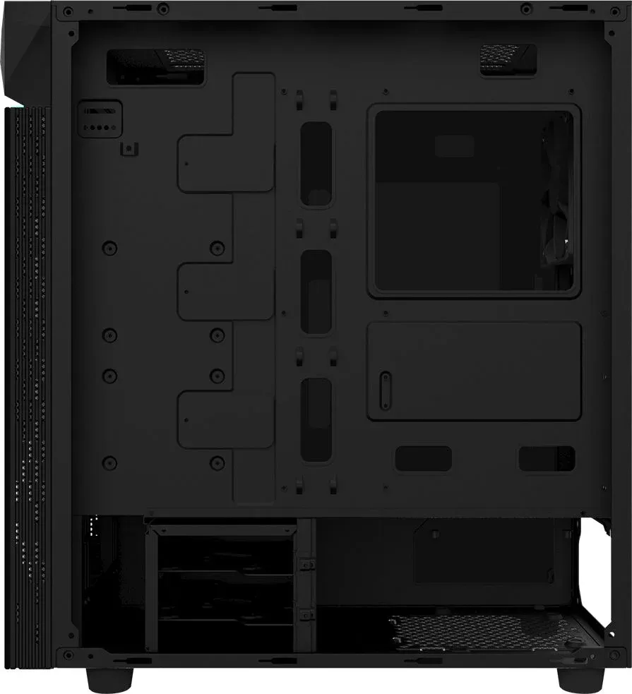 Корпус Gigabyte C200 GB-C200G черный без БП ATX 5x120mm 4x140mm 2xUSB3.0 audio bott PSU - фото 2