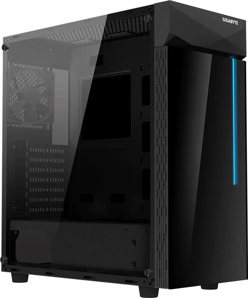 Корпус Gigabyte C200 GB-C200G черный без БП ATX 5x120mm 4x140mm 2xUSB3.0 audio bott PSU - фото 5