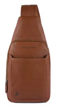 Рюкзак слинг Piquadro Black Square CA4827B3/CU светло-коричневый натур.кожа - фото 8
