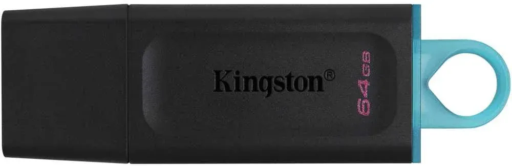 Флеш Диск Kingston 64Gb DataTraveler Exodia DTX/64GB USB3.2 черный/голубой, 64 ГБ - фото 5