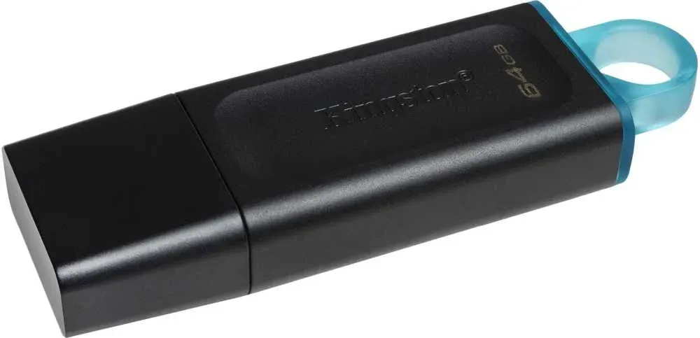 Флеш Диск Kingston 64Gb DataTraveler Exodia DTX/64GB USB3.2 черный/голубой, 64 ГБ - фото 6