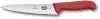 Нож кухонный Victorinox Fibrox 5.2001.19 стальной шеф лезв.190мм прямая заточка красный - фото 3