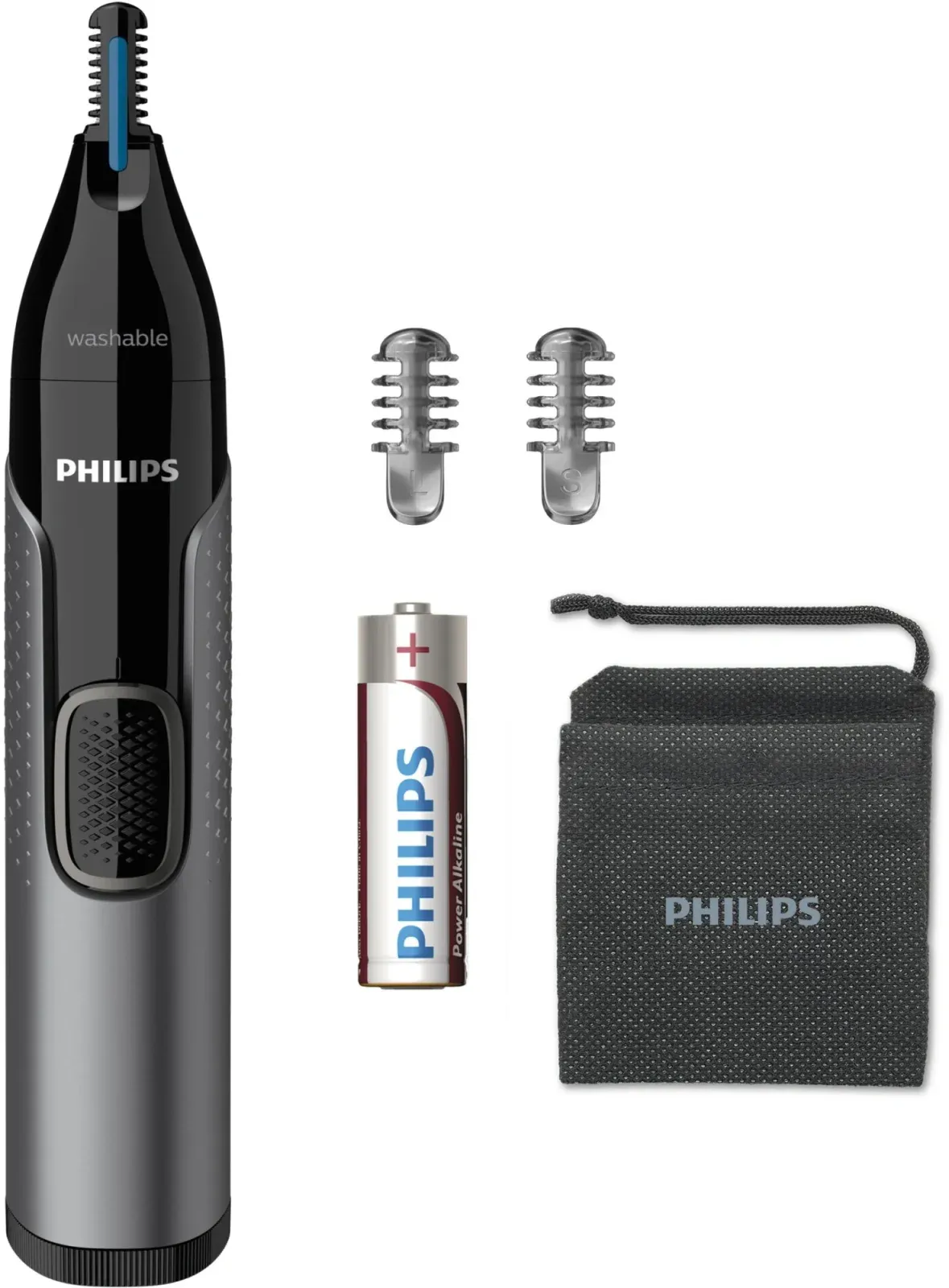 Триммер Philips NT3650/16 серый насадок в компл:2шт - фото 1