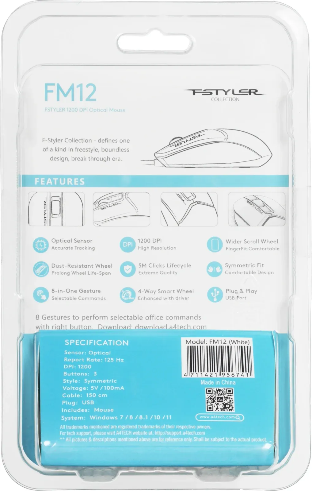 Мыши A4TECH FM12 - фото 2