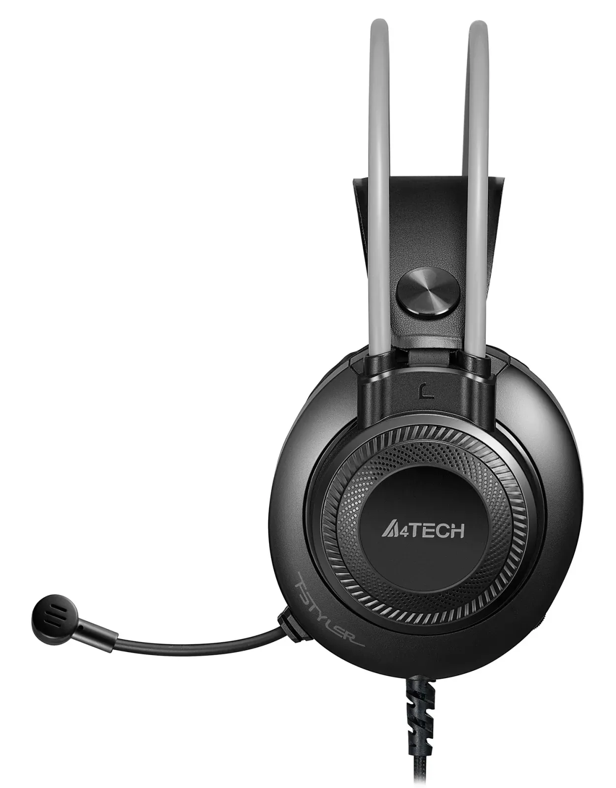 Гарнитуры наушники с микрофоном A4TECH Fstyler FH200i серый - фото 2