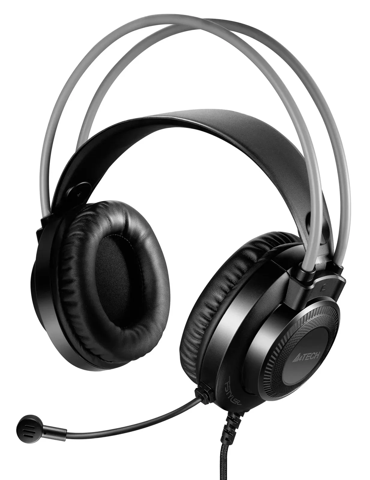 Гарнитуры наушники с микрофоном A4TECH Fstyler FH200i серый - фото 3