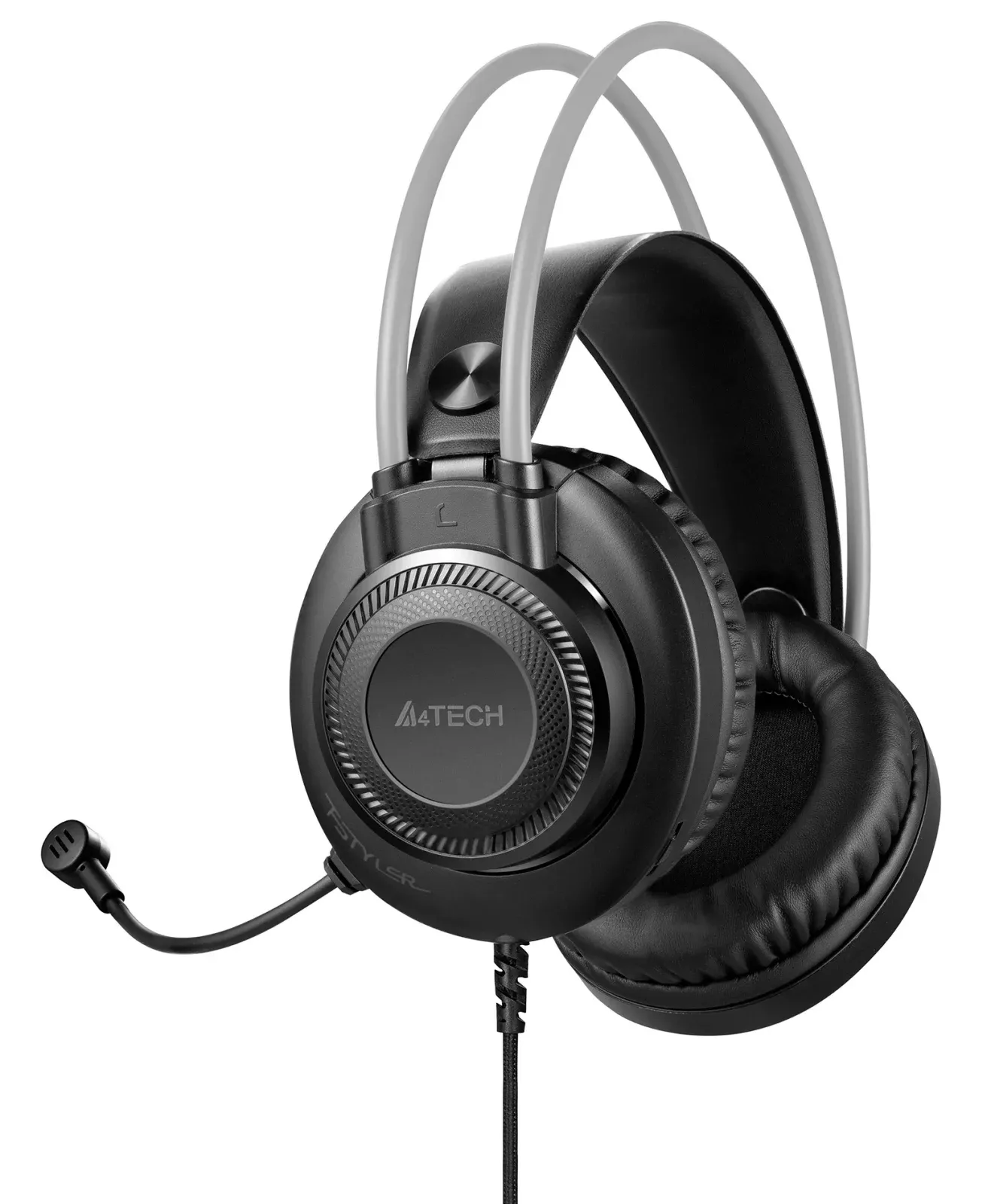 Гарнитуры наушники с микрофоном A4TECH Fstyler FH200i серый - фото 4