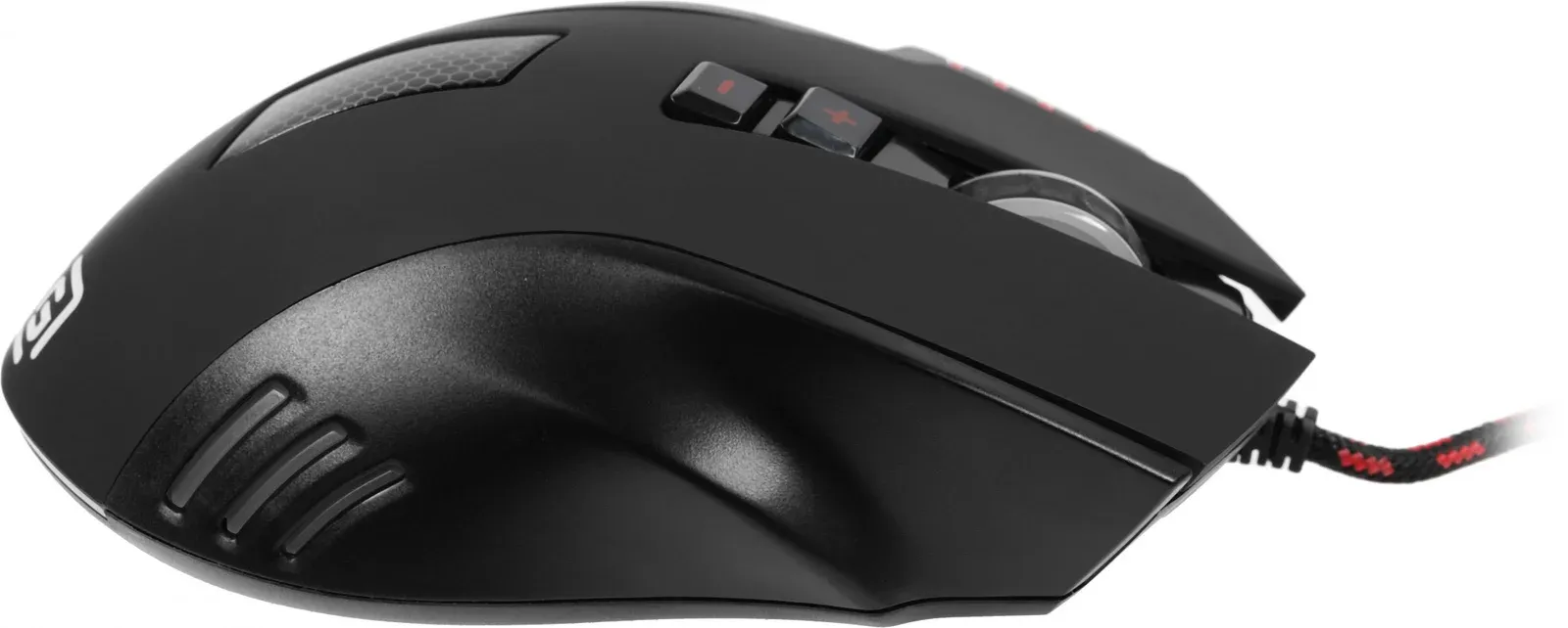 Мышь Оклик 806G черный/красный оптическая 3200dpi USB 8but 1431646 - фото 5
