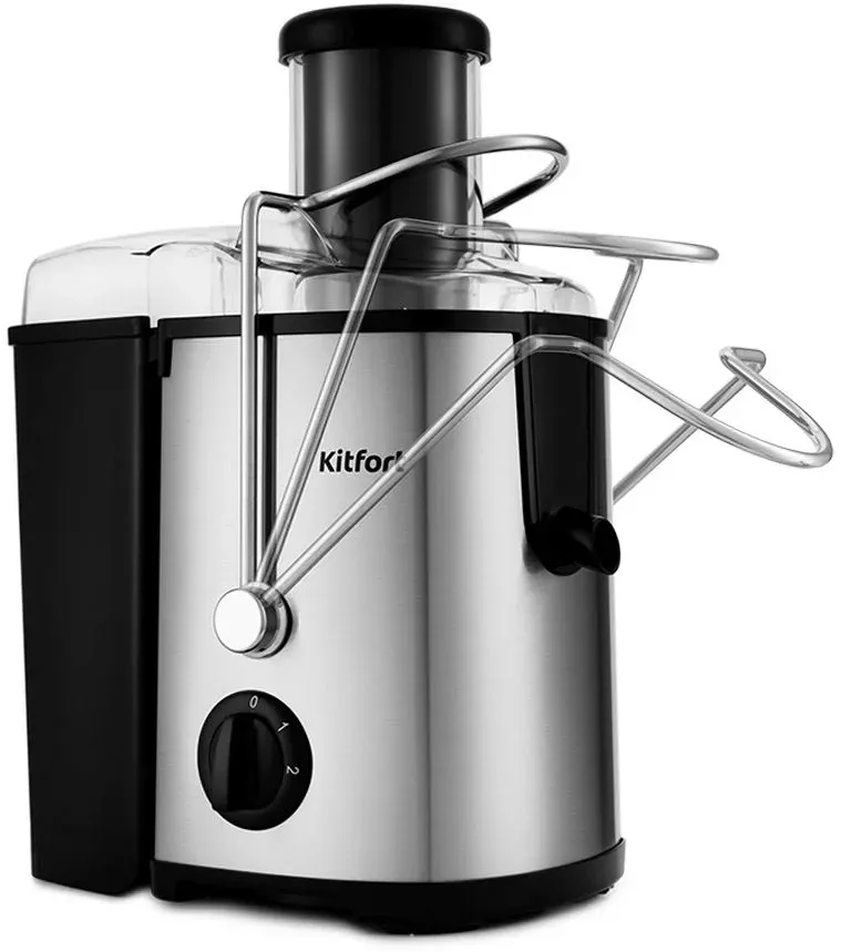 Соковыжималка центробежная Kitfort KT-1116 600Вт стальной - фото 7