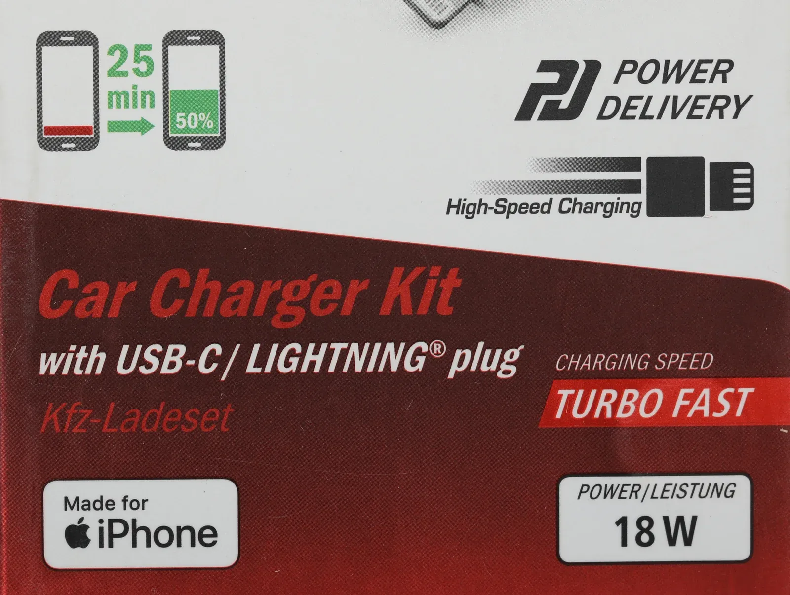 Автомобильное зар./устр. Hama H-183297 18W 3A PD USB Type-C для Apple белый 00183297 - фото 2