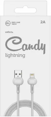 Кабель Redline Candy УТ000021988 USB m-Lightning m 1м белый - фото 4