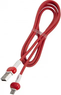 Кабель Redline Candy УТ000021984 USB m-micro USB m 1м красный - фото 3
