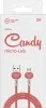 Кабель Redline Candy УТ000021984 USB m-micro USB m 1м красный - фото 6