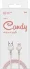 Кабель Redline Candy УТ000021986 USB m-micro USB m 1м розовый - фото 6