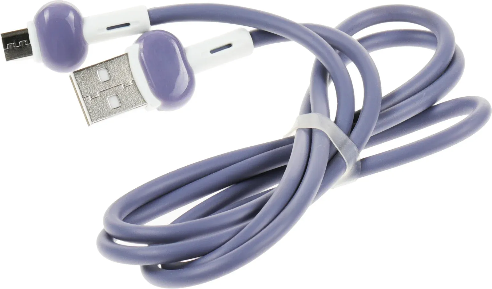 Кабель Redline Candy УТ000021987 USB m-micro USB m 1м фиолетовый - фото 3
