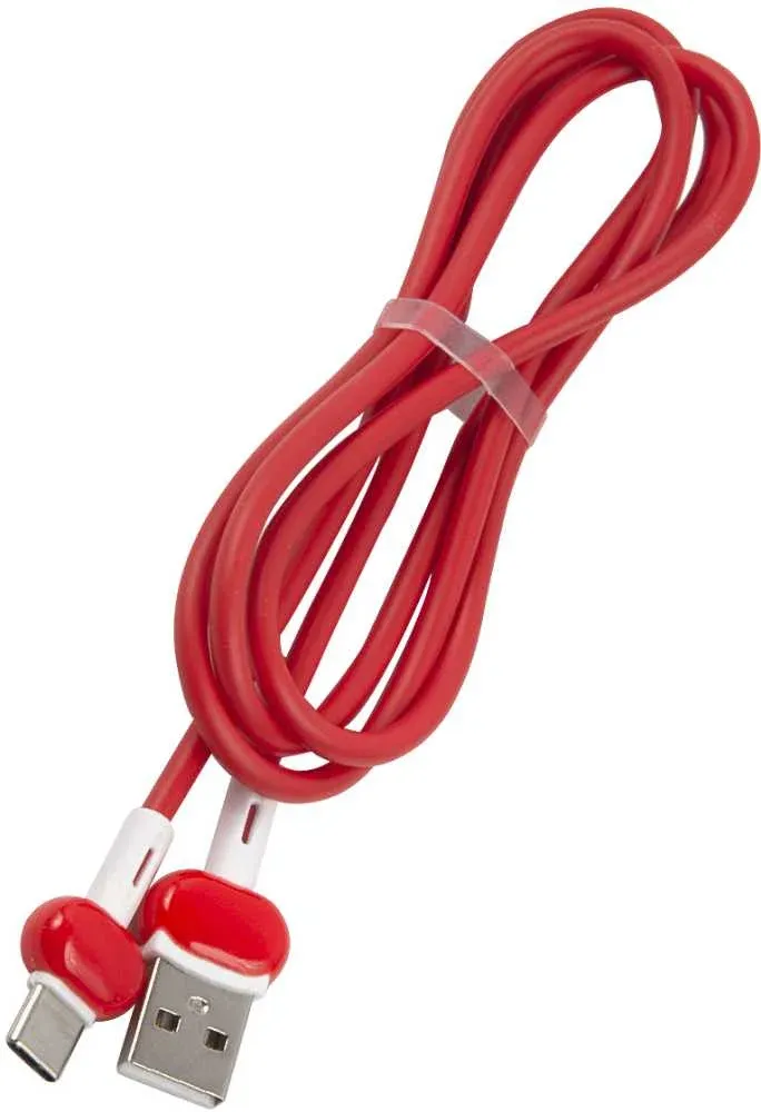 Кабель Redline Candy УТ000021994 USB m-USB Type-C m 1м красный