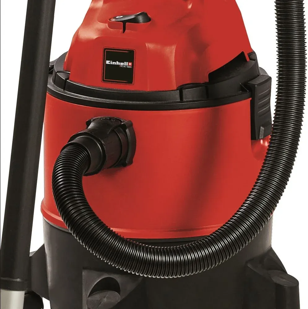 Строительный пылесос Einhell TC-VC 1825 1250Вт уборка: сухая/влажная/выдув/сбор воды красный - фото 2