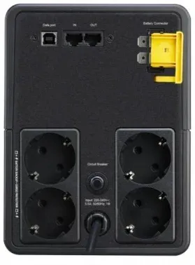 Источник бесперебойного питания APC Back-UPS BX1600MI-GR 900Вт 1600ВА черный - фото 7