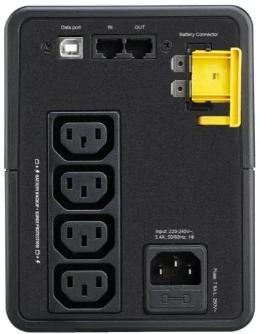 Источник бесперебойного питания APC Back-UPS BX750MI 410Вт 750ВА черный - фото 4