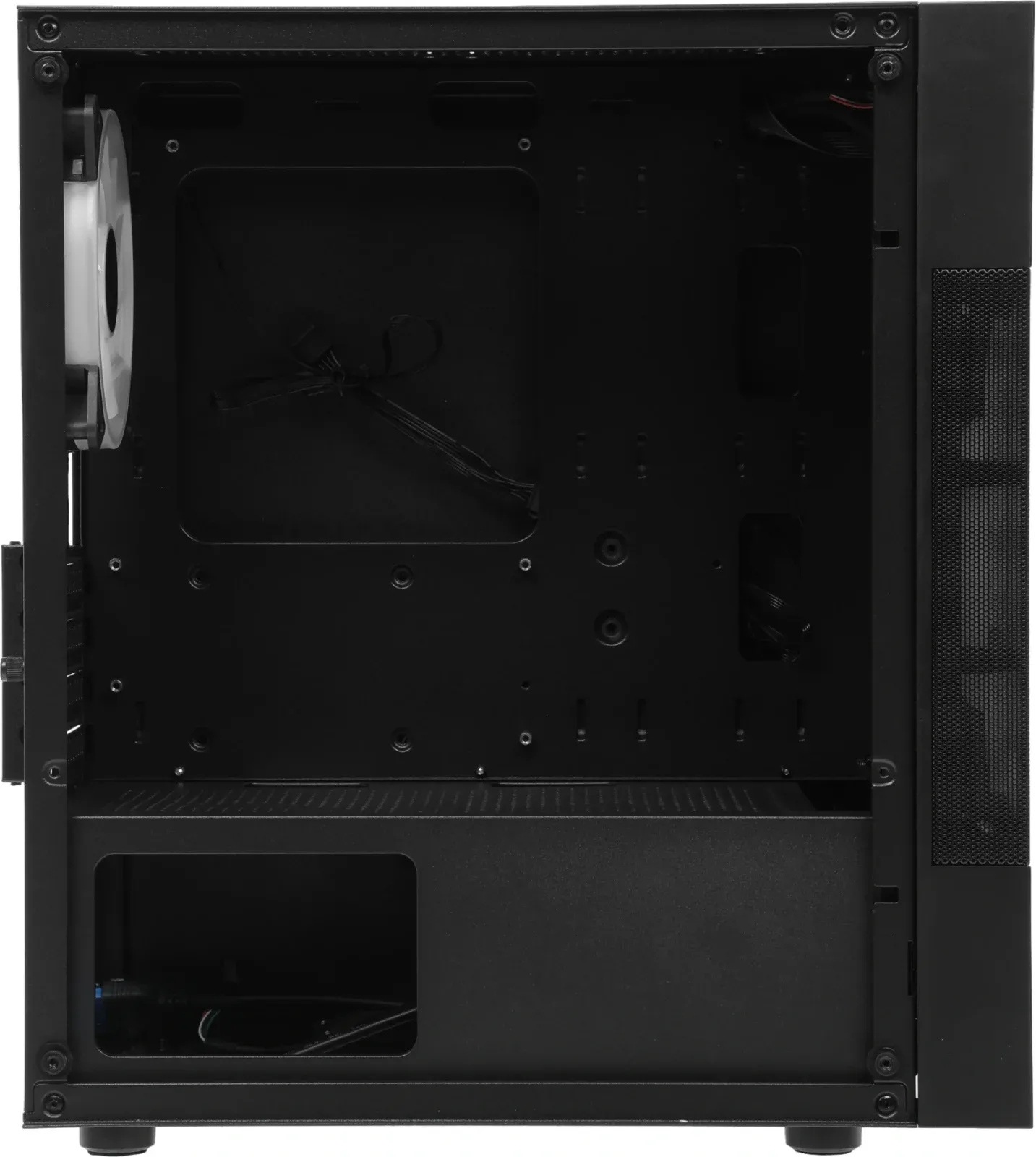 Корпус Aerocool Atomic Lite-G-BK-v2 черный без БП mATX 6x120mm 2x140mm 1xUSB2.0 2xUSB3.0 audio bott PSU - фото 4