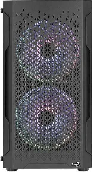 Корпус Aerocool Trinity Mini-G-BK v2 черный без БП mATX 6x120mm 1xUSB2.0 2xUSB3.0 audio bott PSU - фото 1