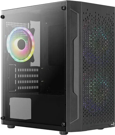 Корпус Aerocool Trinity Mini-G-BK v2 черный без БП mATX 6x120mm 1xUSB2.0 2xUSB3.0 audio bott PSU - фото 3