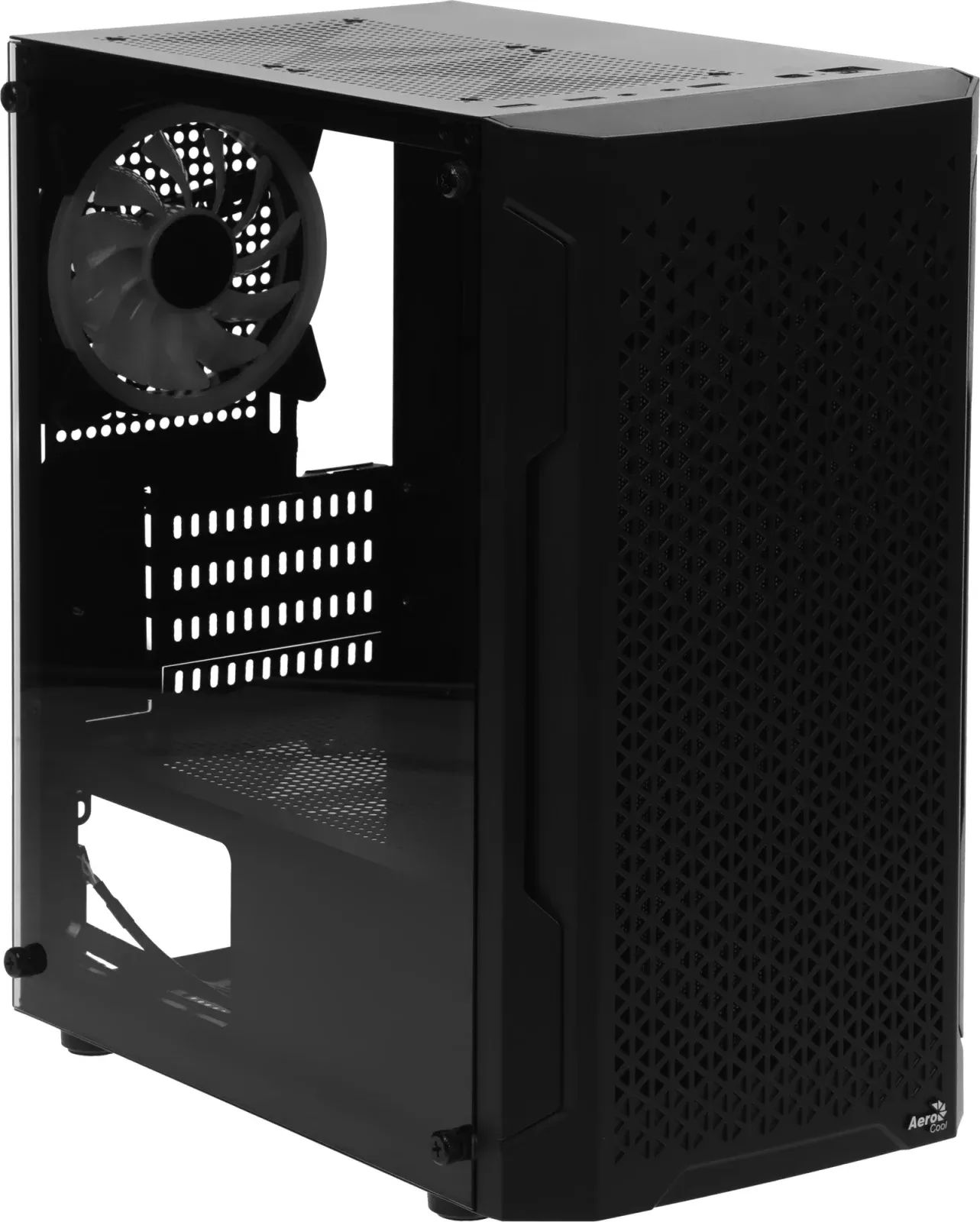 Корпус Aerocool Trinity Mini-G-BK v2 черный без БП mATX 6x120mm 1xUSB2.0 2xUSB3.0 audio bott PSU - фото 4