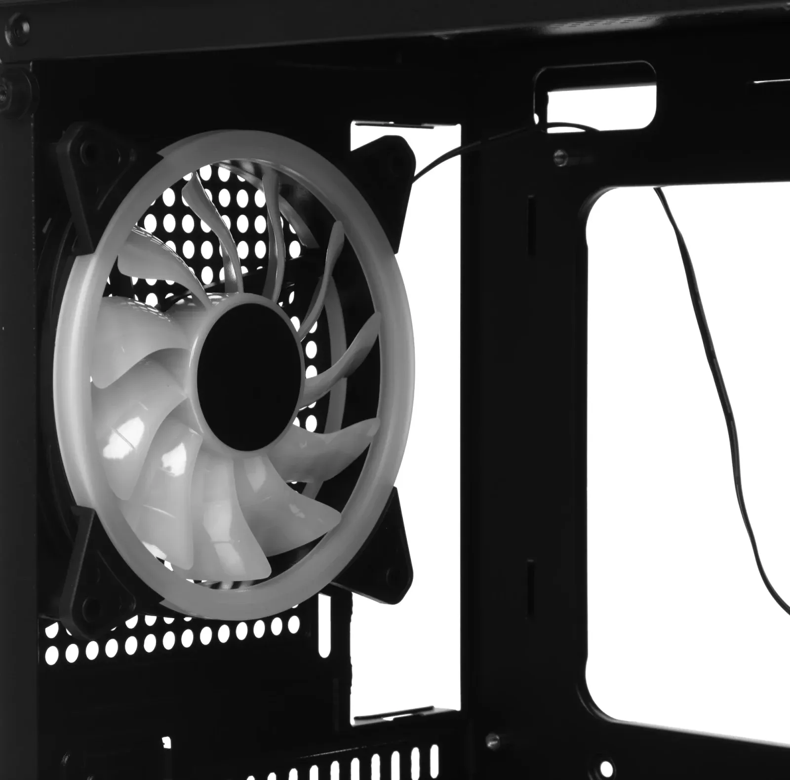 Корпус Aerocool Trinity Mini-G-BK v2 черный без БП mATX 6x120mm 1xUSB2.0 2xUSB3.0 audio bott PSU - фото 8