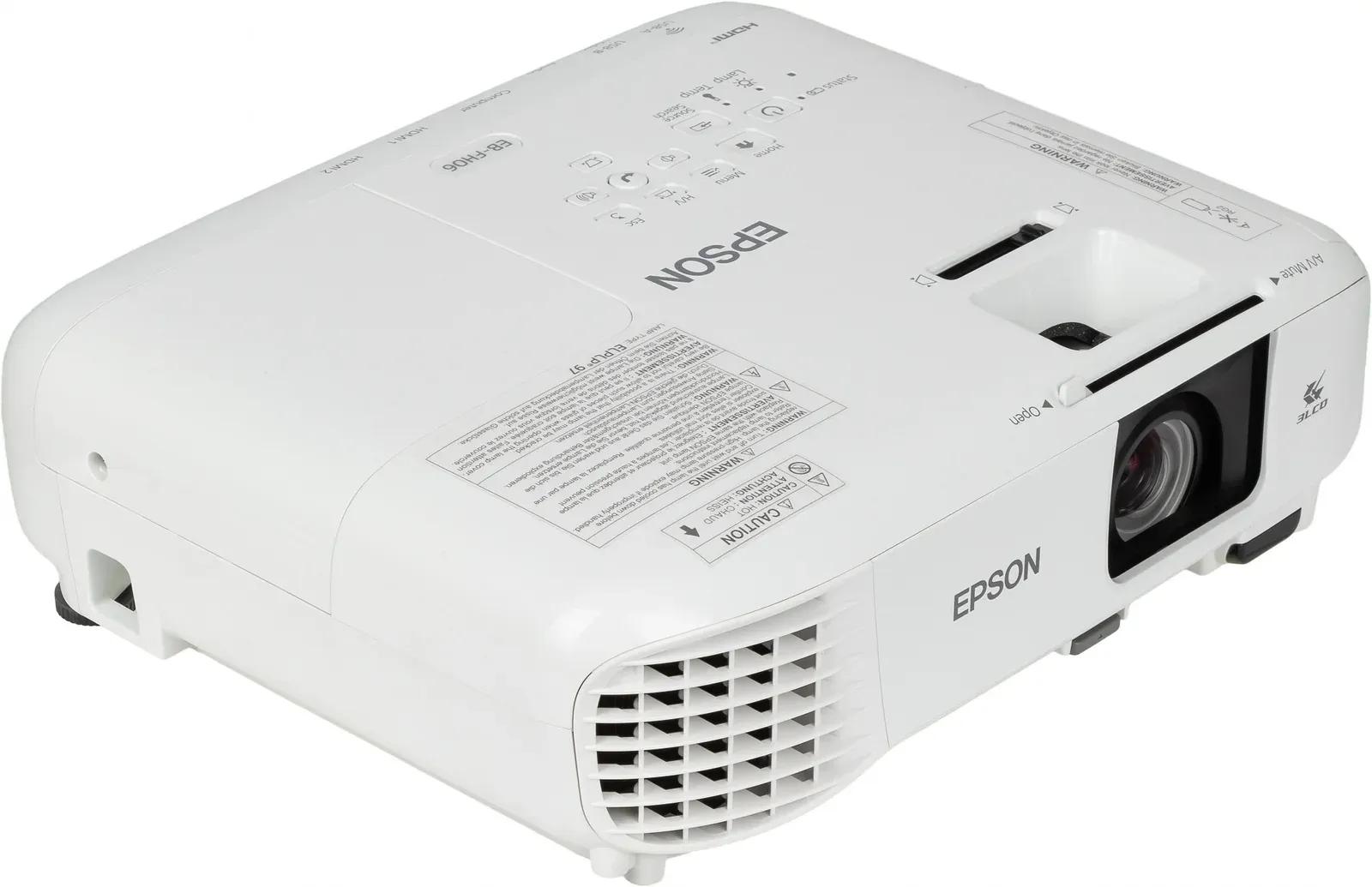 Проектор Epson EB-FH06 LCD 3500Lm 1920x1080 16000:1 ресурс лампы:6000часов 1xUSB typeA 1xUSB typeB 2xHDMI 2.7кг, белый - фото 4
