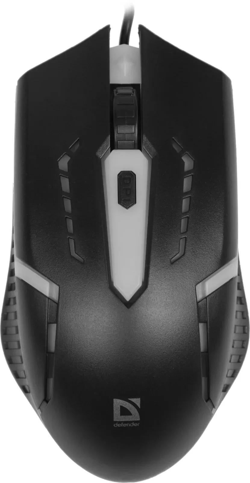 Мышь Defender Hit MB-601 черный оптическая 1200dpi USB 3but 52601 - фото 6
