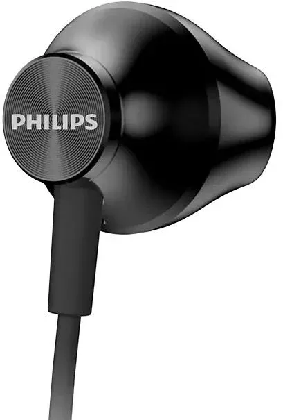 Наушники вкладыши Philips TAUE100BK/00 1.2м черный проводные в ушной раковине - фото 2