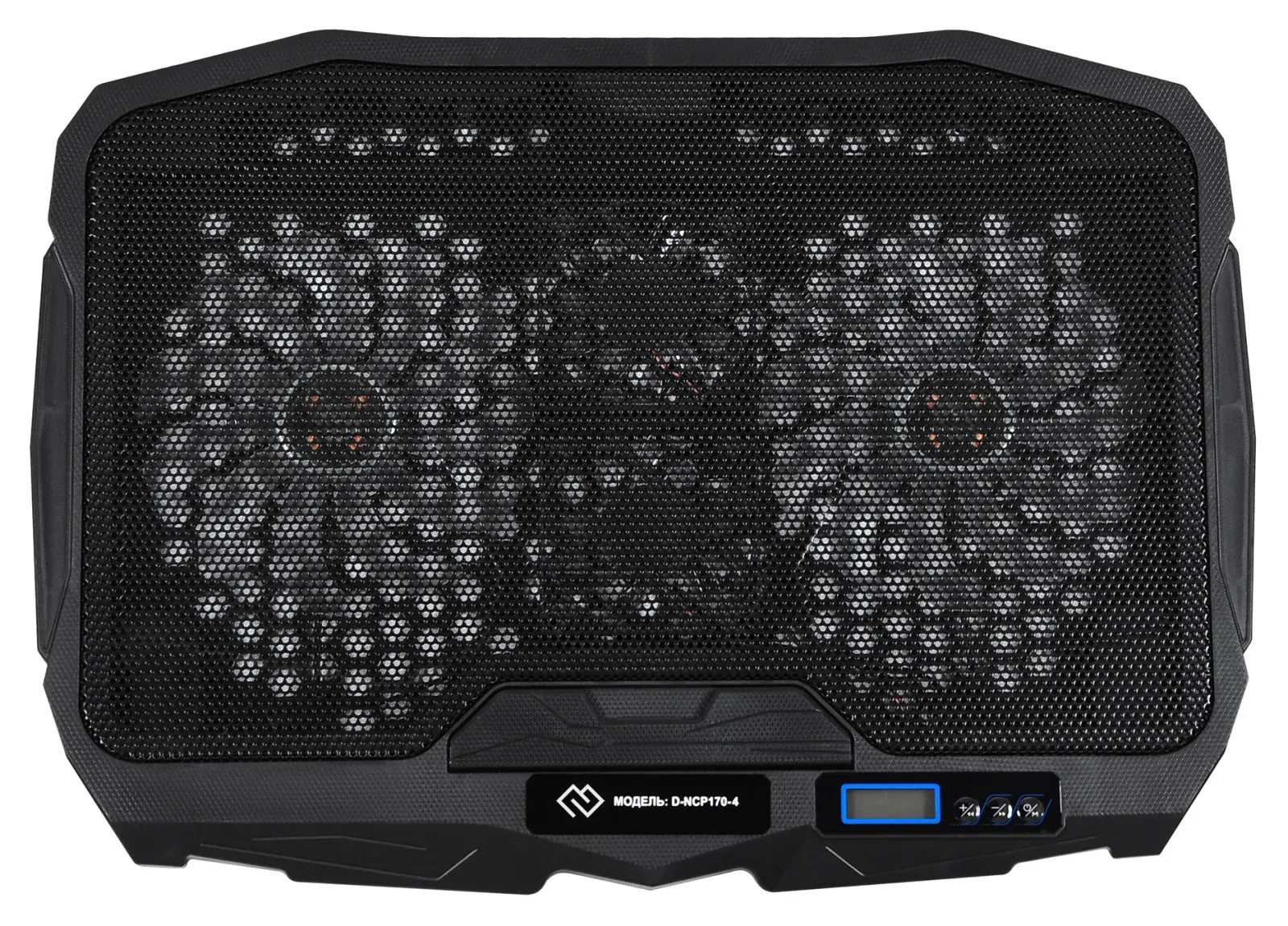 Подставка для ноутбука Digma D-NCP170-4 17390x280x28мм 2xUSB 4x 70/125ммFAN 750г черный