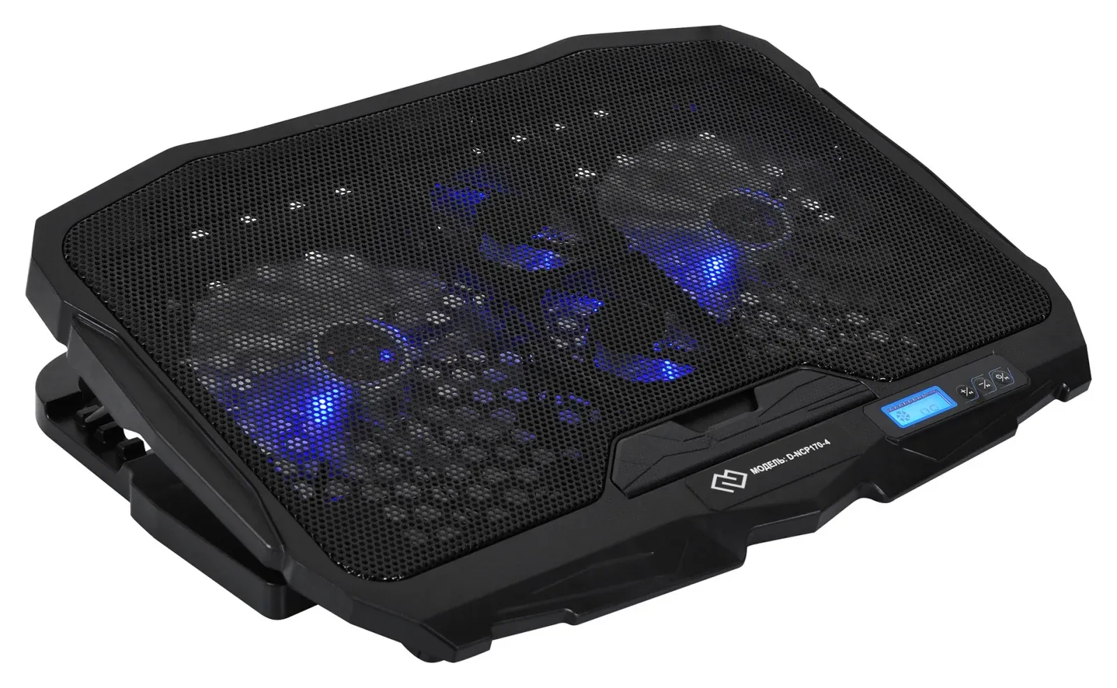 Подставка для ноутбука Digma D-NCP170-4 17390x280x28мм 2xUSB 4x 70/125ммFAN 750г черный - фото 5