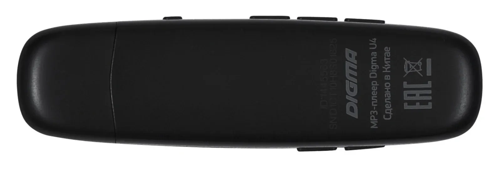 Плеер Flash Digma U4 8Gb черный/0.91/FM/microSDHC - фото 2