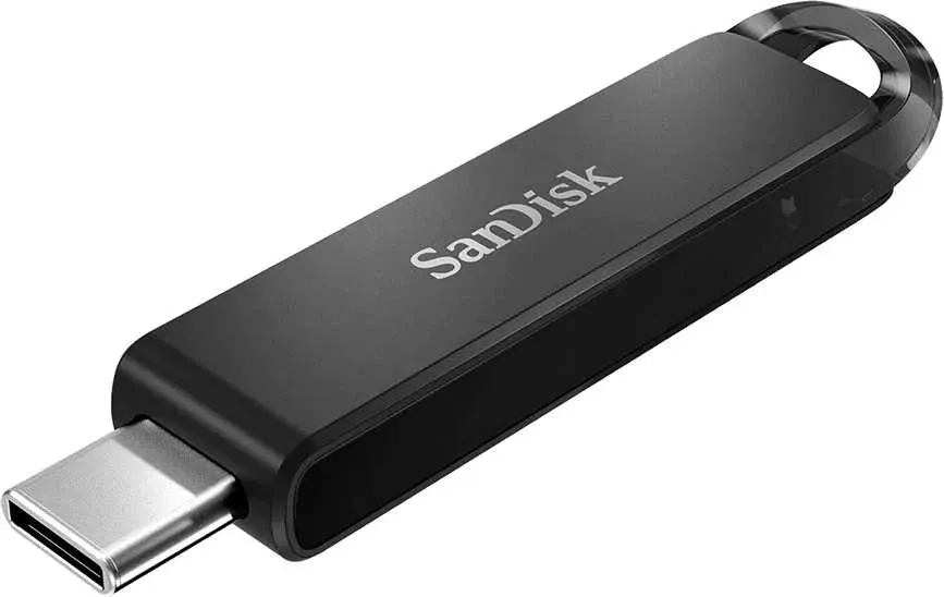 Флеш Диск Sandisk 128Gb Type-C SDCZ460-128G-G46 USB3.1 черный, 128 ГБ