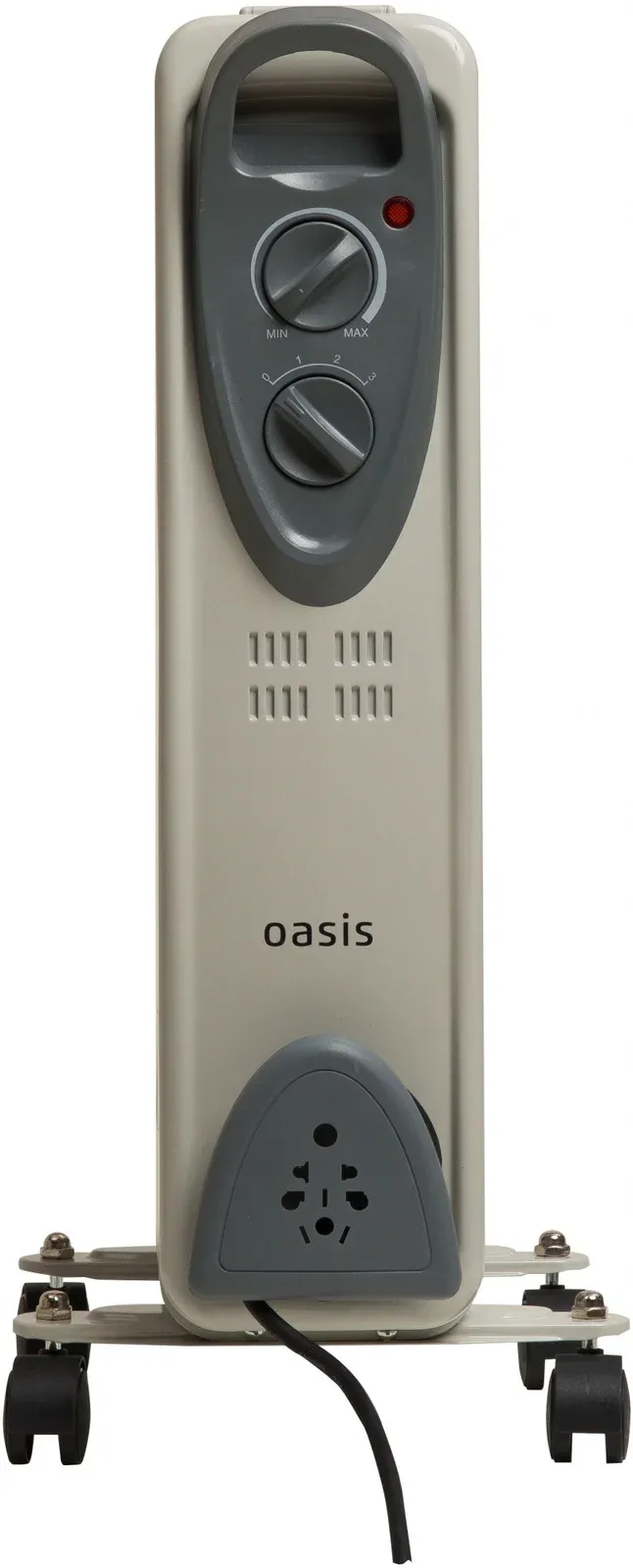 Радиатор масляный Oasis UT-10 1000Вт серый - фото 2